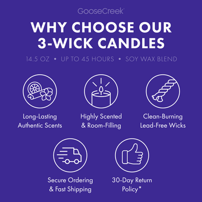 Blackberry Prosecco 3-Wick Candle