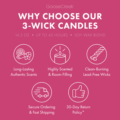 Hibiscus Orchid 3-Wick Candle