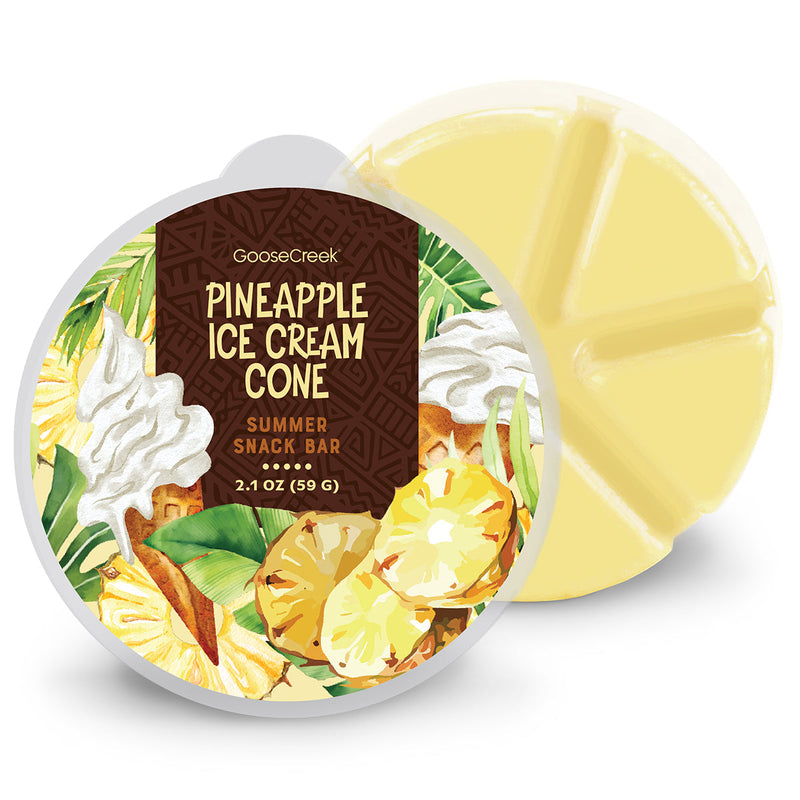 Pineapple Ice Cream Cone Wax Melt | Simple Edit