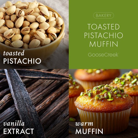 Toasted Pistachio Muffin 3-Wick Candle
