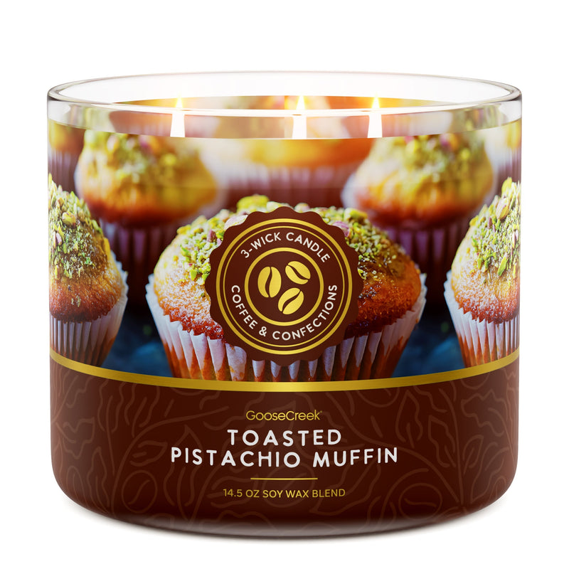 Toasted Pistachio Muffin 3-Wick Candle | Easy Series