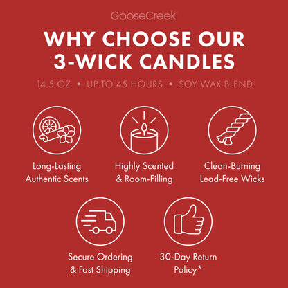 Warm Apple Pie 3-Wick Candle